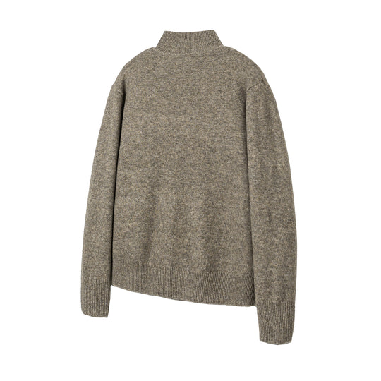 Damen Strick-Cardigan mit Stehkragen, durchgehender Knopfleiste und geripptem Saum Shop Nory