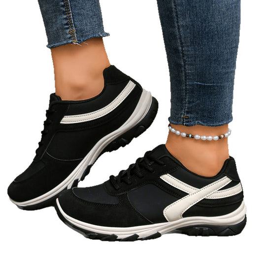 Damen Plateau-Sneaker mit robuster Profilsohle und gepolstertem Komfortfußbett Shop Nory