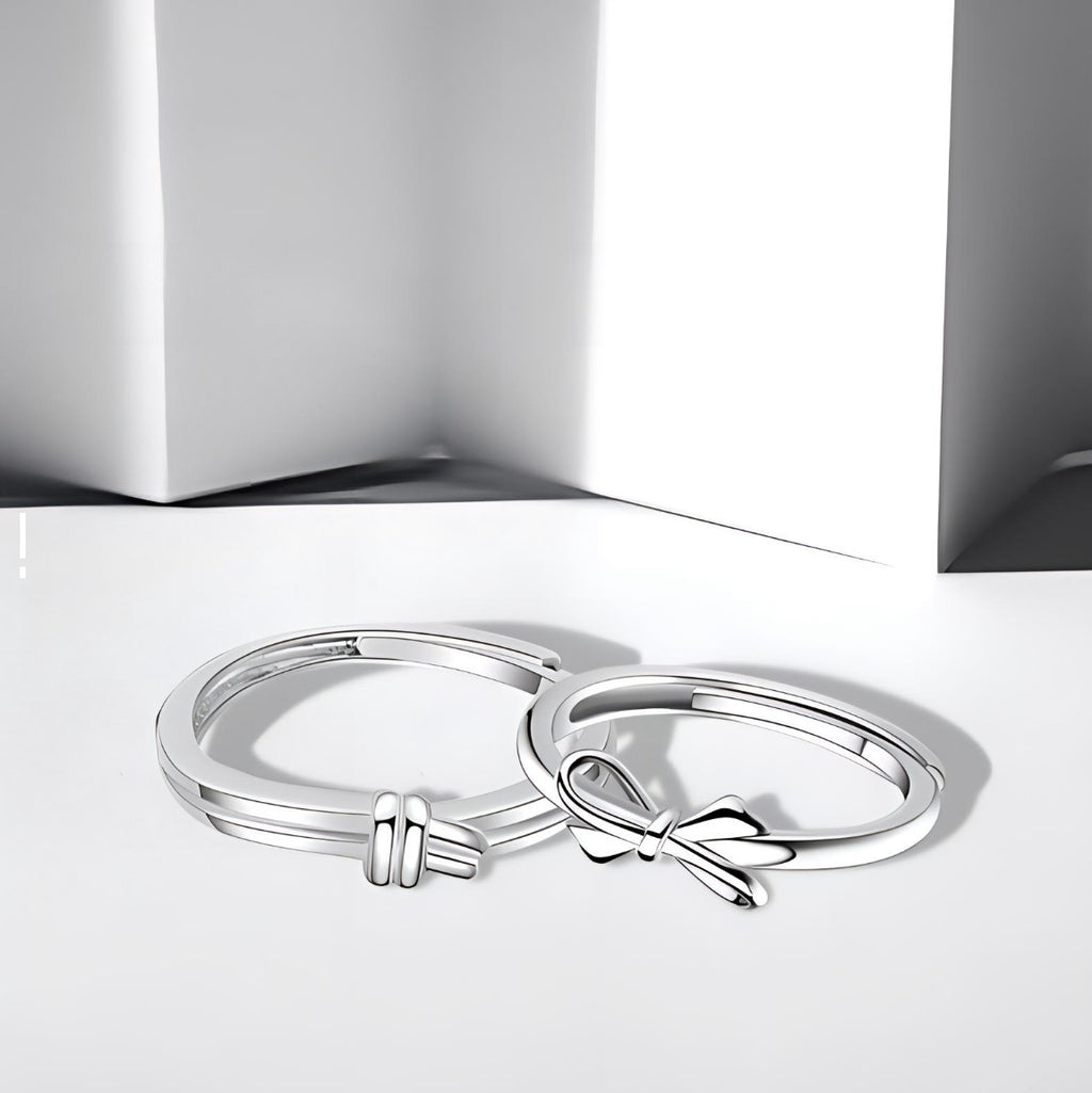 Damen zarter Schmuckring mit kunstvollem Knotendesign Shop Nory