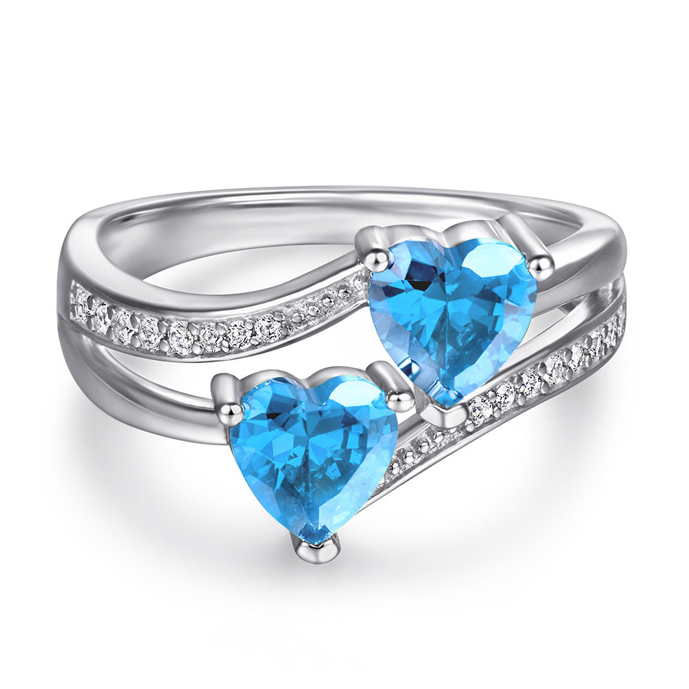 Damen Schmuckset mit elegantem Saphir-Design Shop Nory