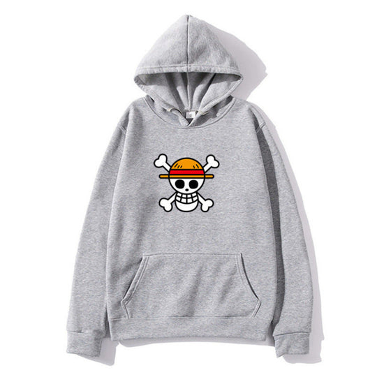 Damen Kapuzenpullover mit kreativem Piratenmotiv und bequemer Passform