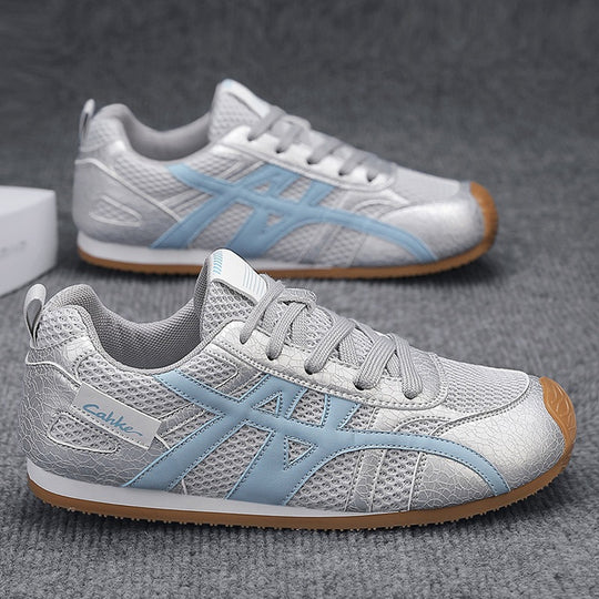 Unisex Retro-Laufsneaker mit atmungsaktivem Mesh und rutschfester Gummilaufsohle Shopy Nory