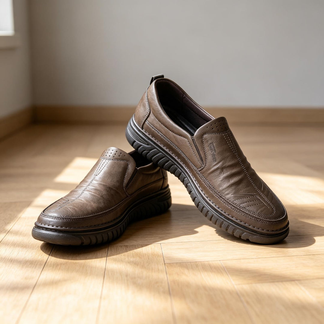 Herren Elegante und Bequeme Leder Mokassins Shop Nory