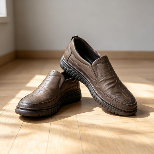 Herren Elegante und Bequeme Leder Mokassins Shop Nory
