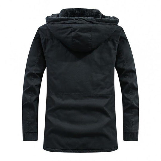 Herren City-Parka mit Teddyfutter, Kapuze und winddichter Innenleiste Shop Nory