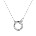 Damen elegante Halskette mit funkelndem Anhänger Shop Nory