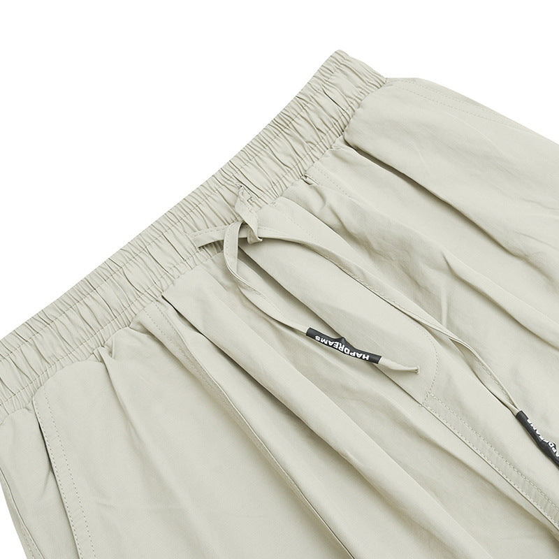 Unisex Weite Harem-Hose mit Kordelzugbund, elastischen Beinabschlüssen und Oversize-Silhouette Shop Nory
