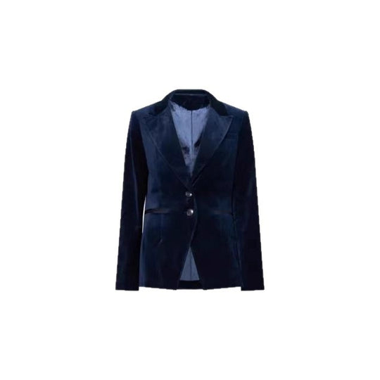 Damen Samtblazer mit taillierter Silhouette und Reverskragen Shop Nory