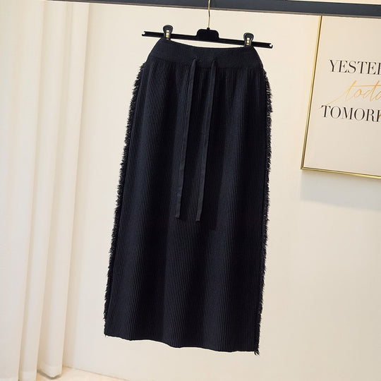 Damen Eleganter und luftiger Plissee-Rock Shop Nory