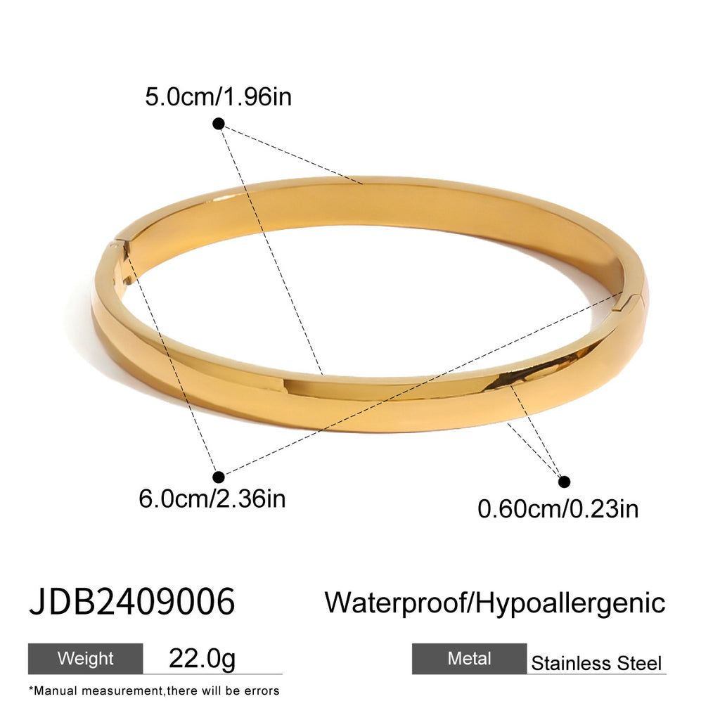 Damen Offenes Armband mit funkelnden Zirkonia und hypoallergener Edelstahlverarbeitung Shop Nory
