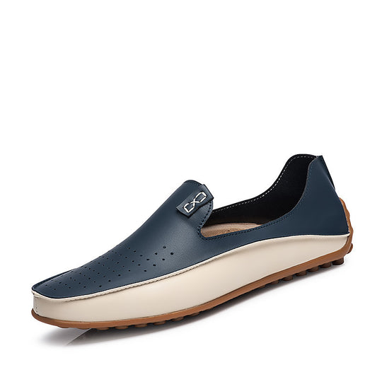 Damen eleganter Driving‑Mokassin mit weichem Lederlook, gepolstertem Komfortfußbett und profiliertem Noppenlaufsohle Shop Nory