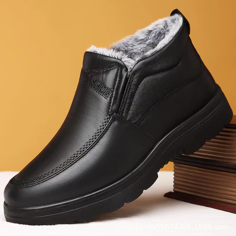 Herren warme Winterstiefel mit weichem Innenfutter