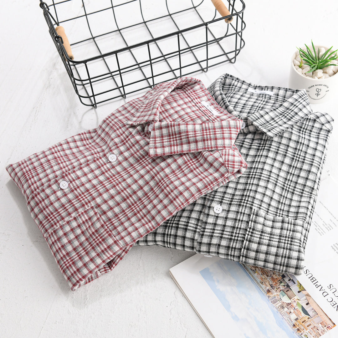 Herren Karriertes Flanell-Überhemd im Relaxed-Fit mit Brusttasche Shop Nory