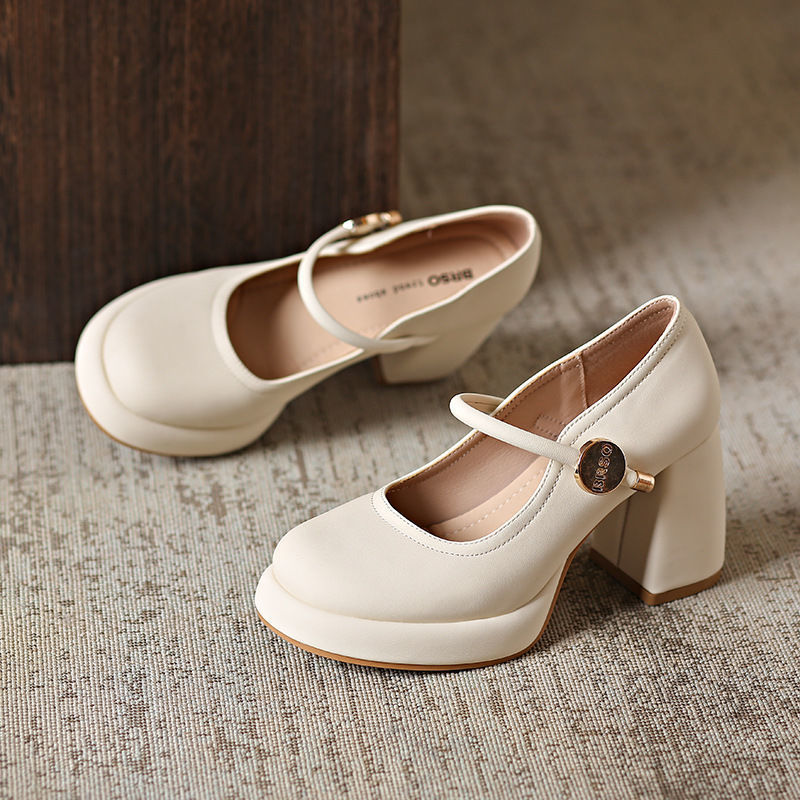 Damen Mary Jane Schuhe mit komfortablem Blockabsatz