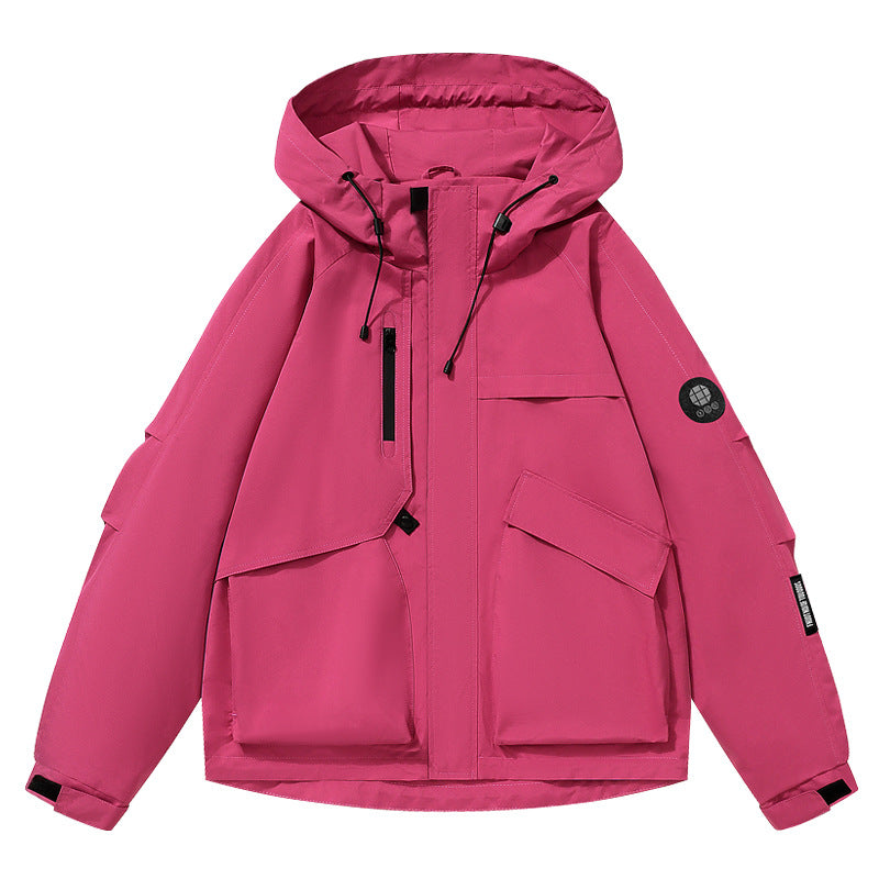 Damen Utility-Softshelljacke mit Kapuze, wasserabweisender Membran und Multifunktionstaschen Shop Nory