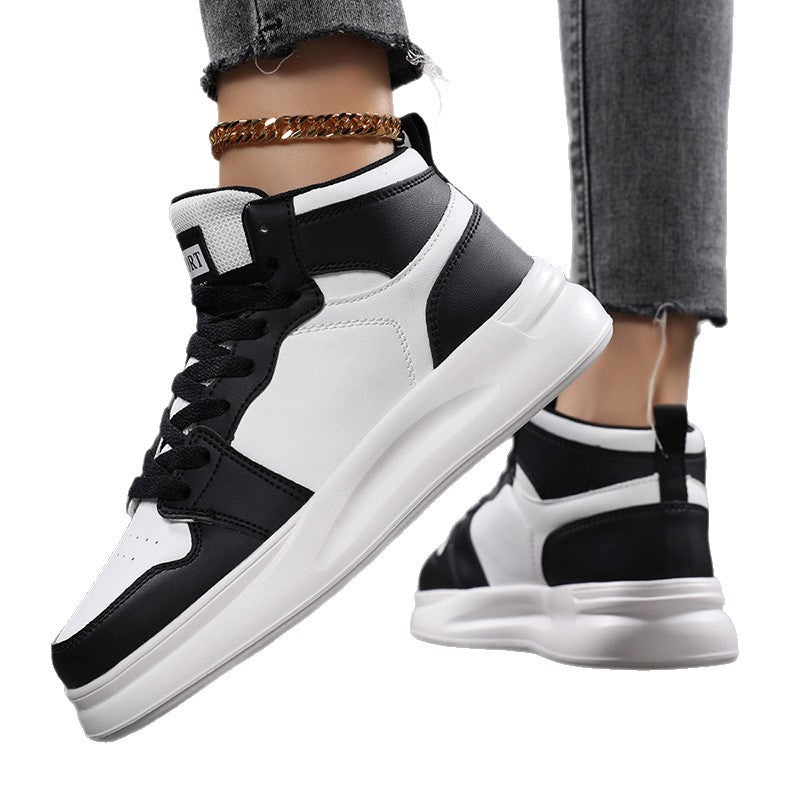 Damen Sportliche High-Top Sneaker mit atmungsaktivem Obermaterial