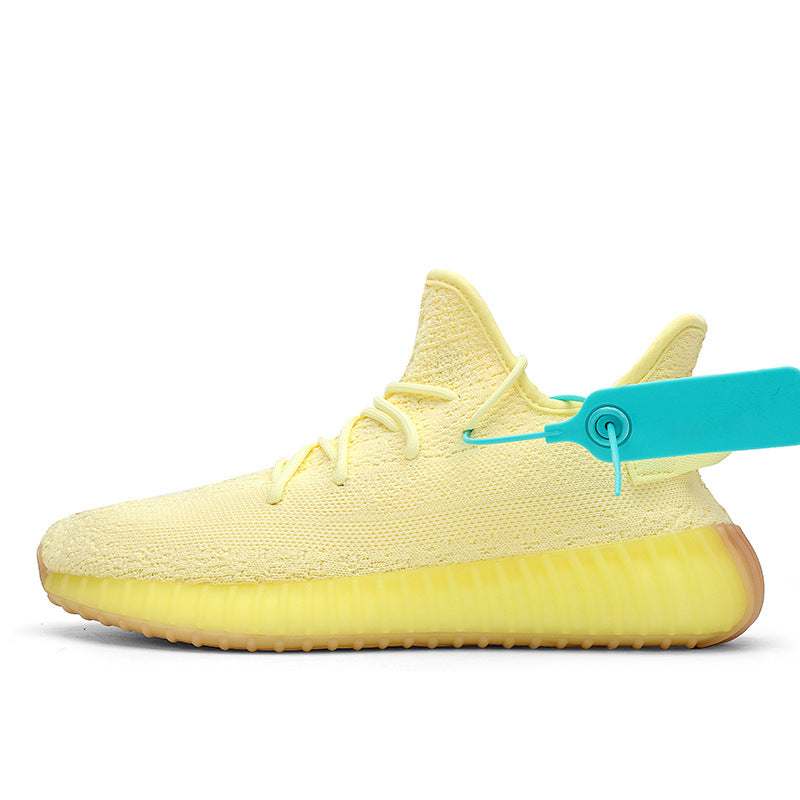 Damen sportliche und luftige Sneakers mit atmungsaktivem Strickoberteil Shopnory