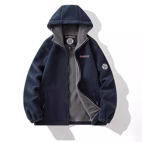 Damen Kapuzen-Fleecejacke mit Teddyfutter und durchgehendem Reißverschluss Shop Nory