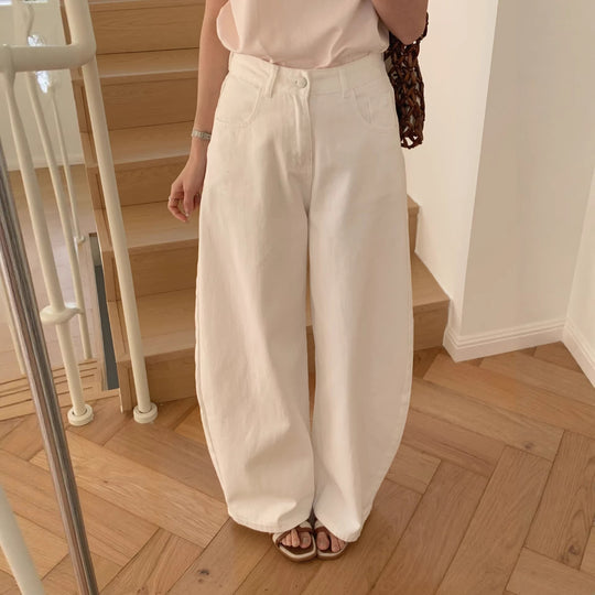 Damen Weite Baumwollhose Shop Nory