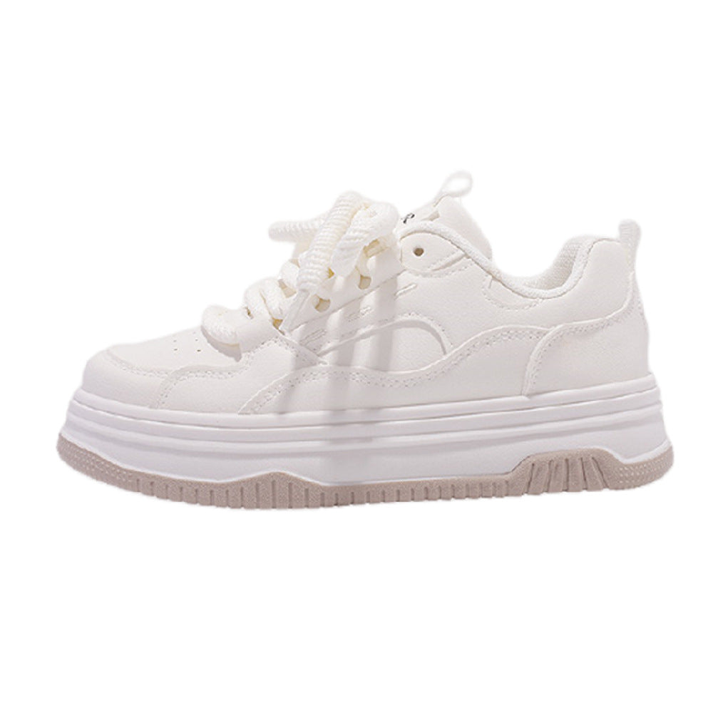 Damen Minimalistische Platform-Sneaker mit gepolstertem Komfortkragen und profilierter Wedgesohle Shop Nory