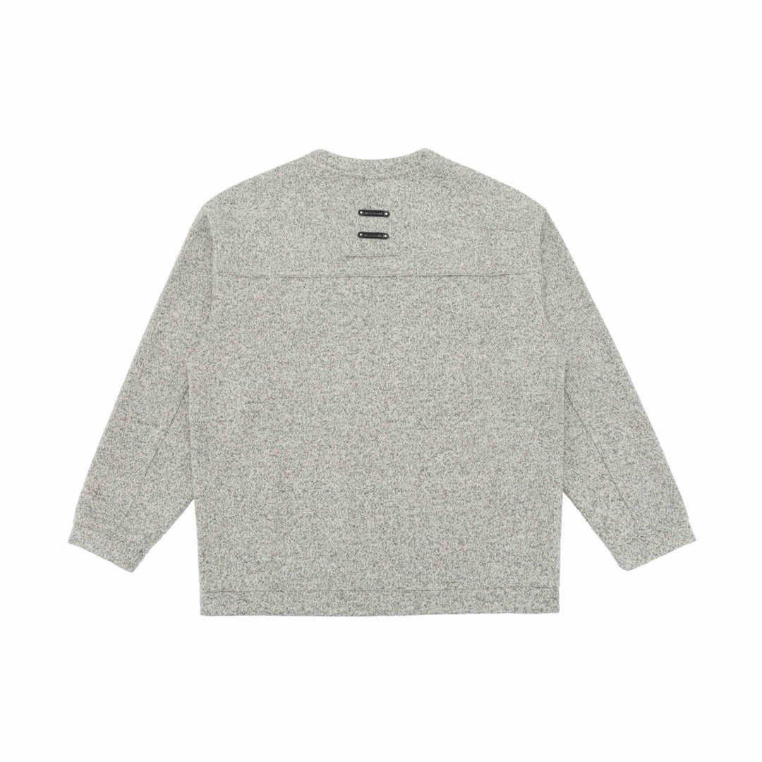 Unisex Feinstruktur-Sweatshirt mit Rundhalsausschnitt und Oversize‑Silhouette Shop Nory