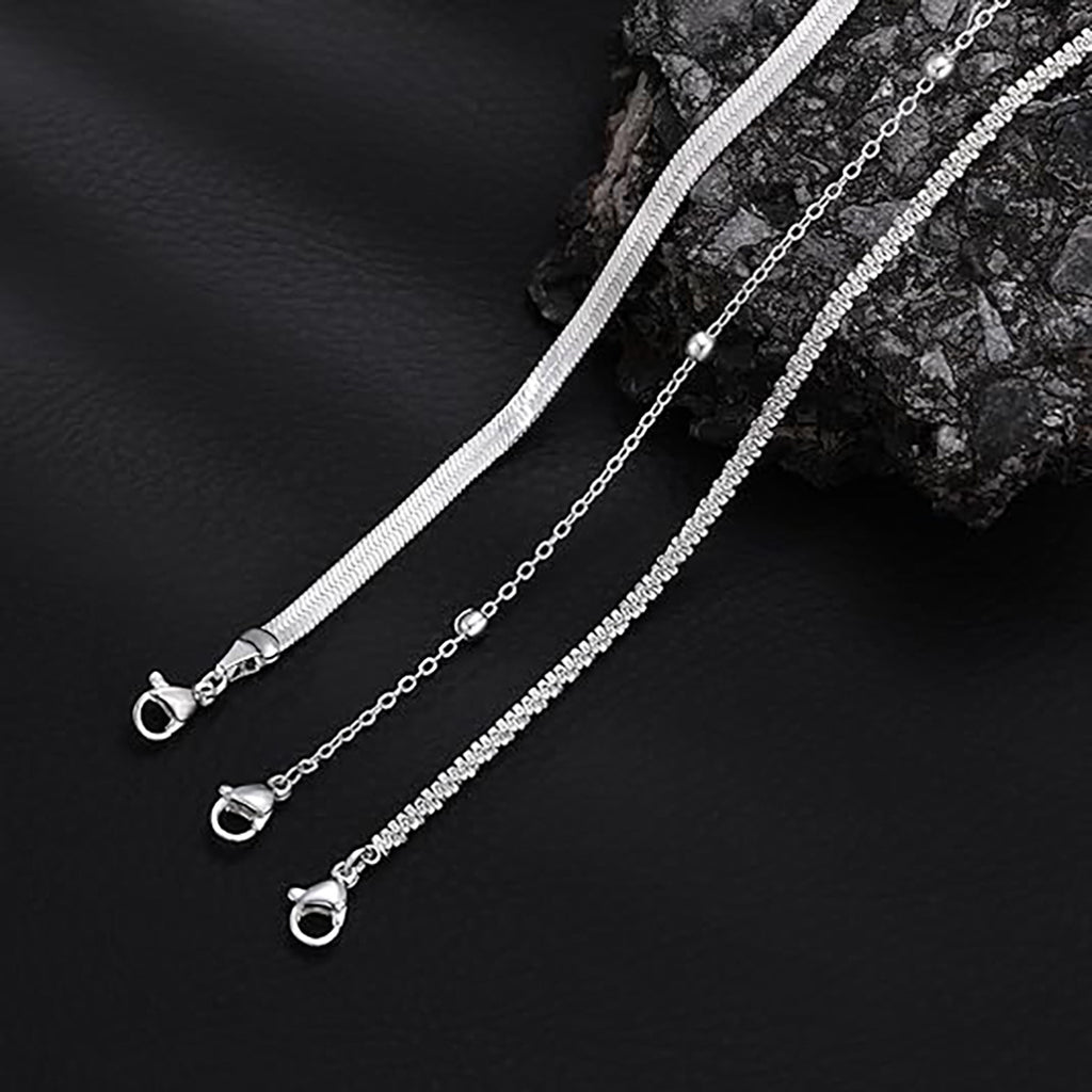 Damen Armbandset mit eleganten Glieder- und filigranen Kettendesigns Shop Nory