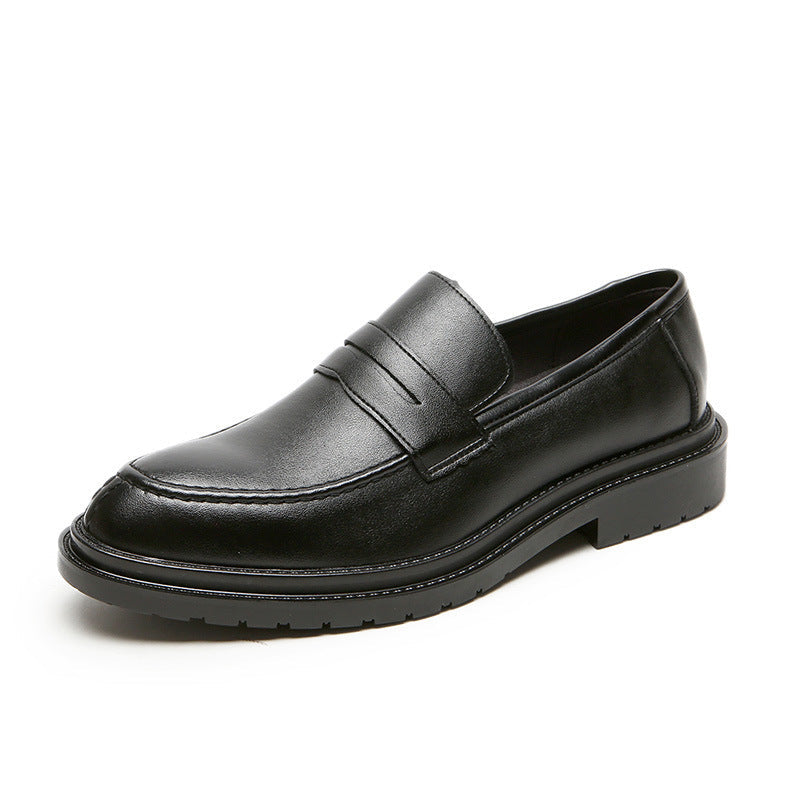 Damen Lederslipper mit rutschfester Profilsohle und eleganter Applikation