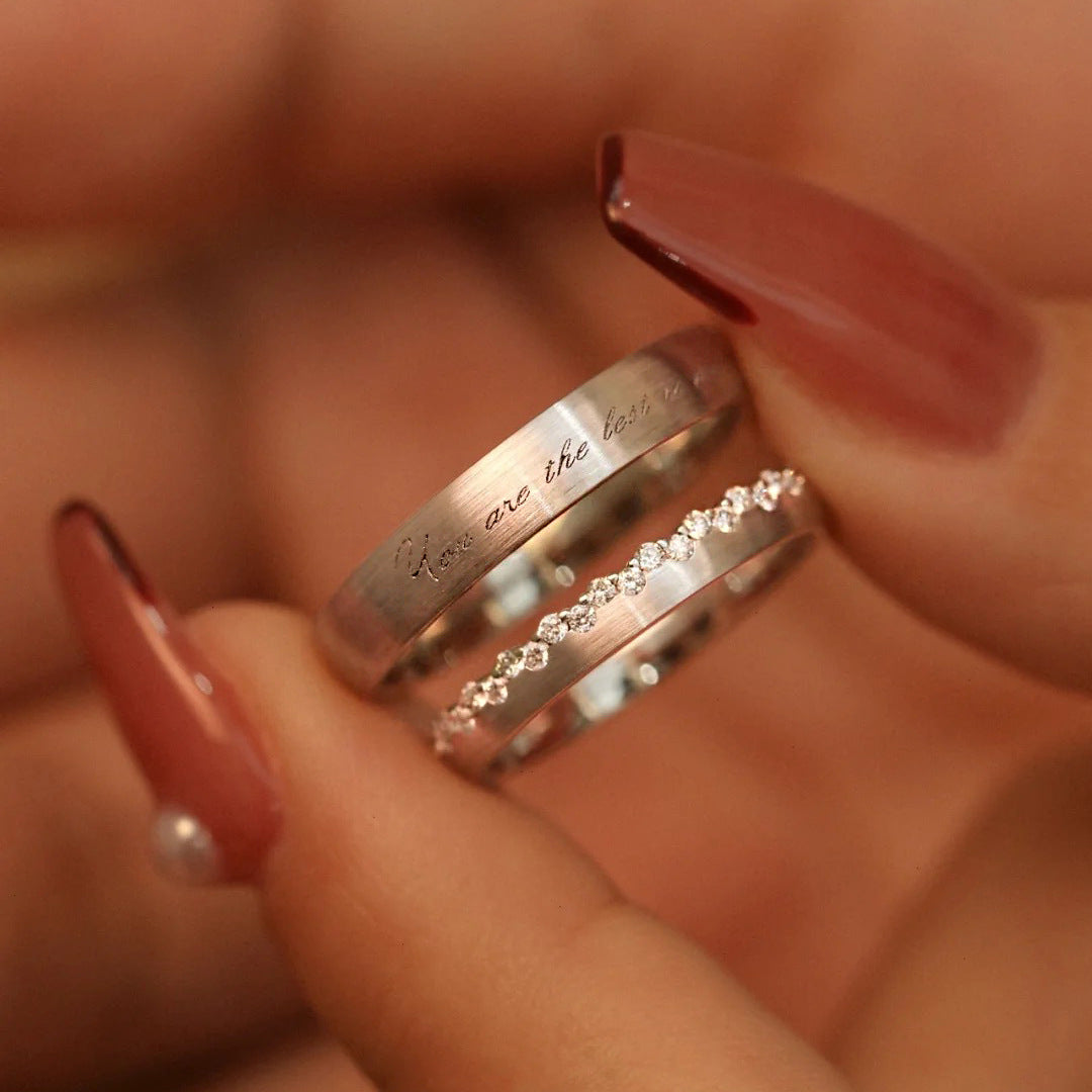 Damen Ring mit inspirierender Gravur und elegantem Design Shop Nory