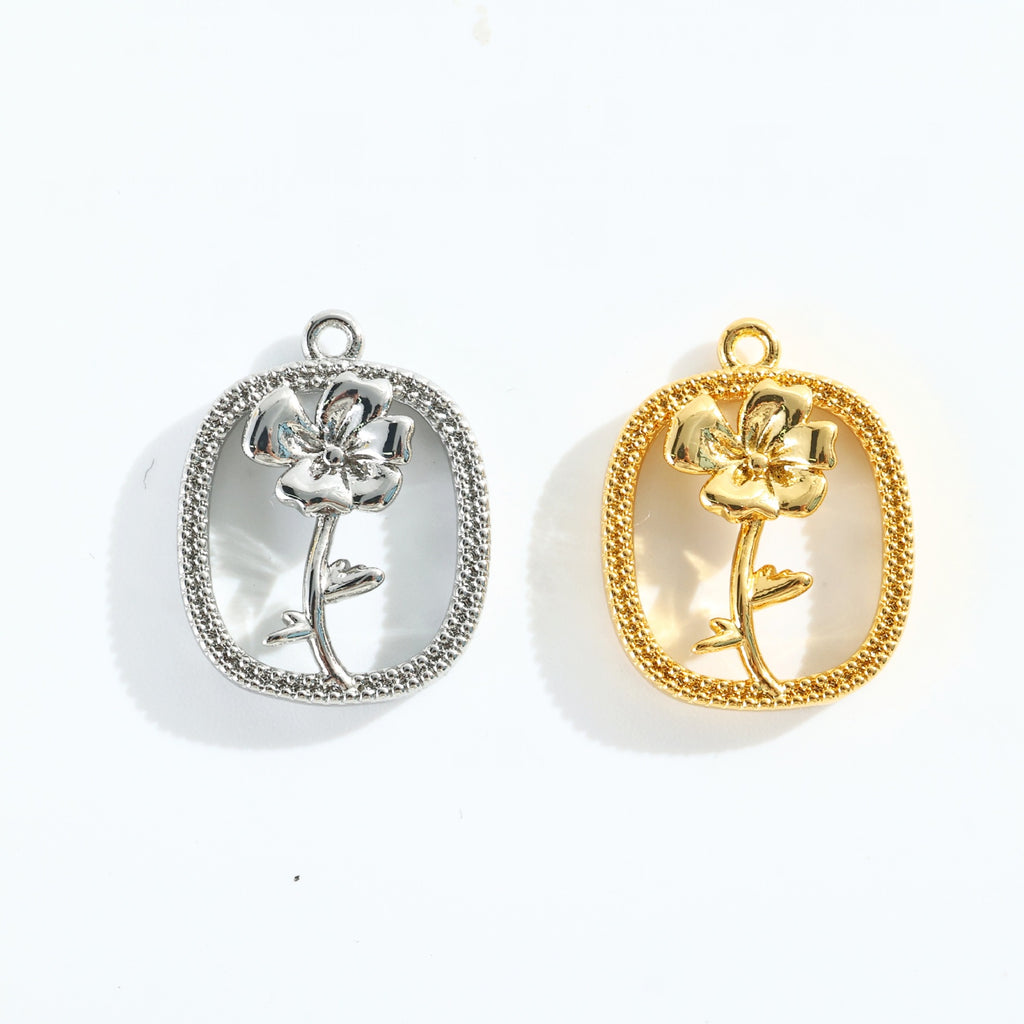 Schmuckanhänger mit floralem Design Shop Nory