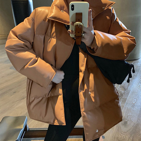 Damen Modische Steppjacke mit hohem Kragen Shop Nory 1789269028