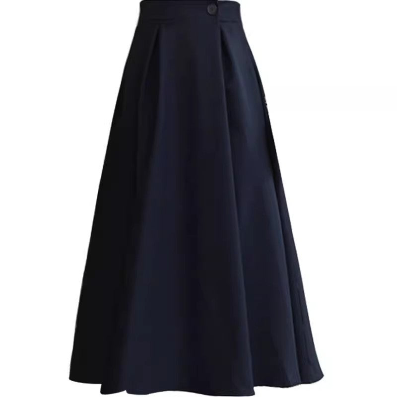 Damen Eleganter A-Linien Midi-Rock Shop Nory