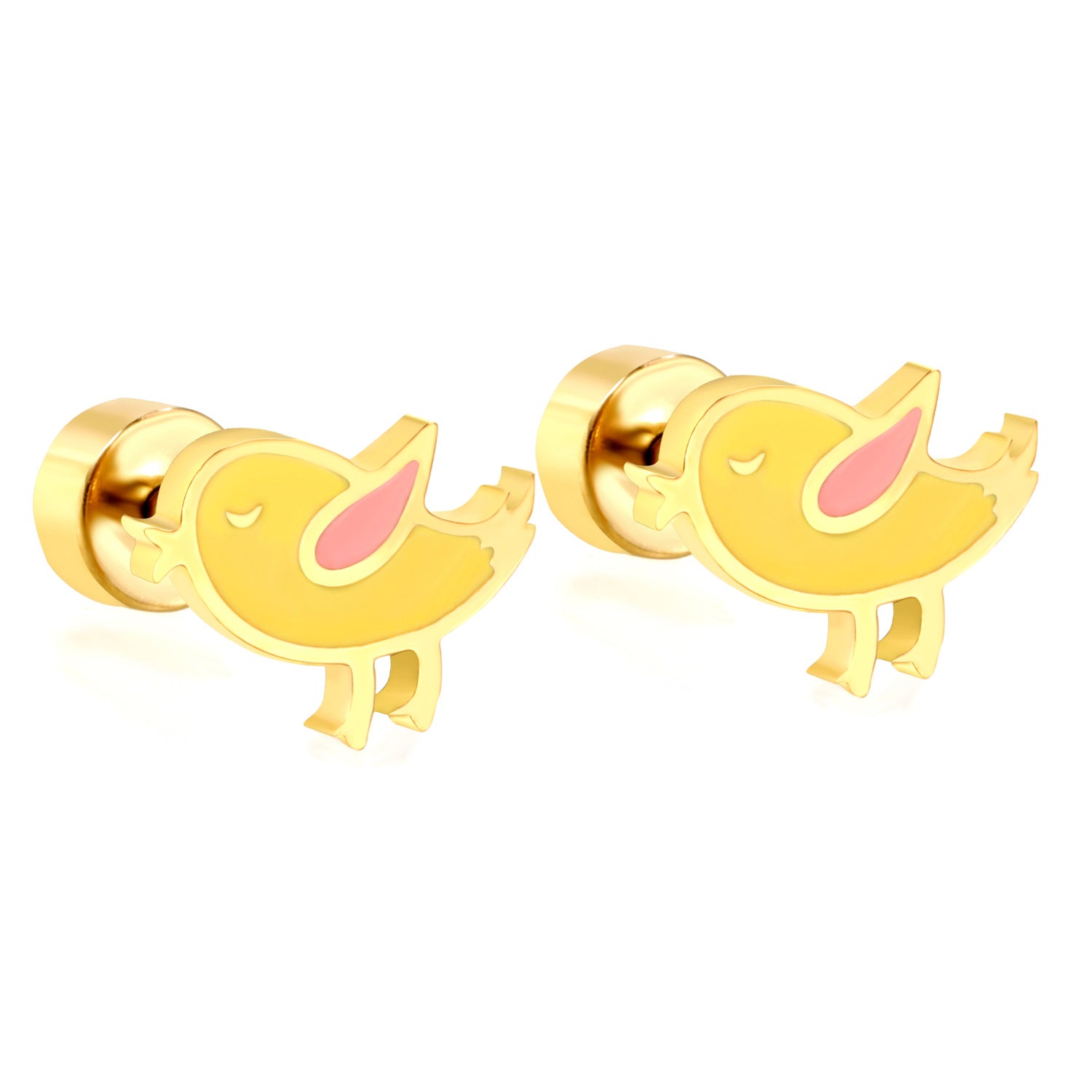 Damen Ohrstecker mit verspieltem Vogel-Design aus hochwertigem Edelstahl Shop Nory