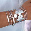 Damen Armreif-Set aus filigranen und künstlerischen Designs Shop Nory