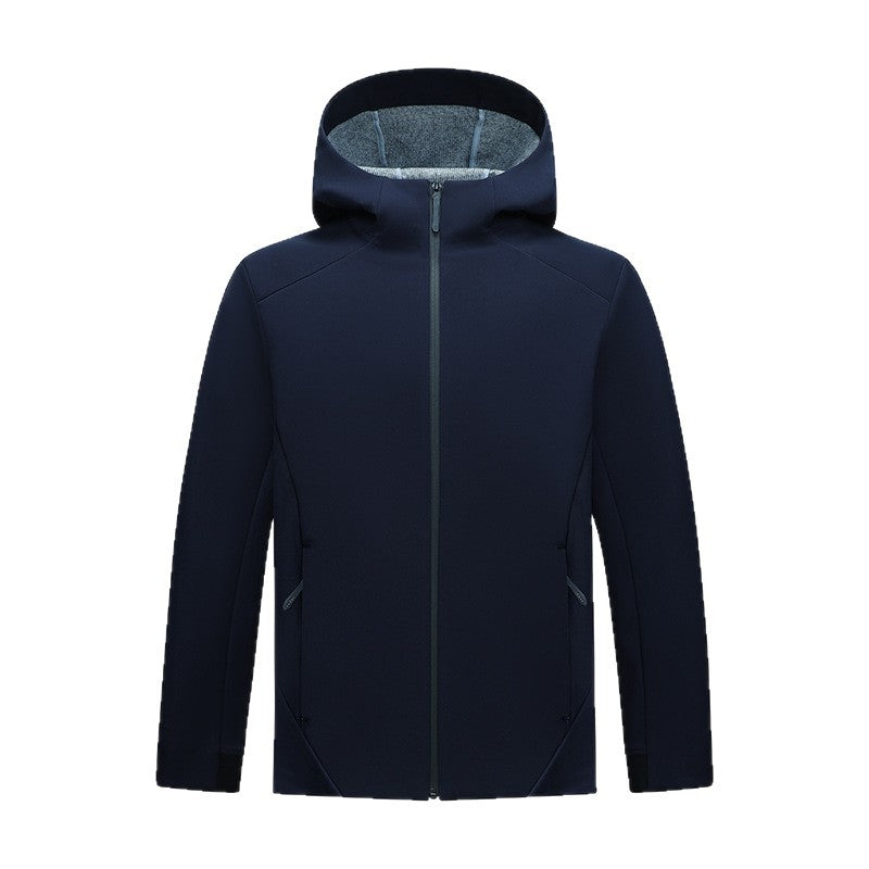 Damen Softshell-Jacke mit Kapuze, taillierte und winddichte Outdoorjacke Shop Nory