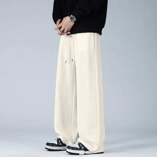 Herren Weite Oversize-Baggy-Loungehose mit Tunnelzugbund und fließender Jersey‑Qualität Shop Nory