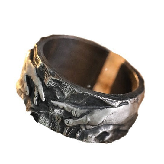 Damenring mit kunstvollem Handdesign Shop Nory