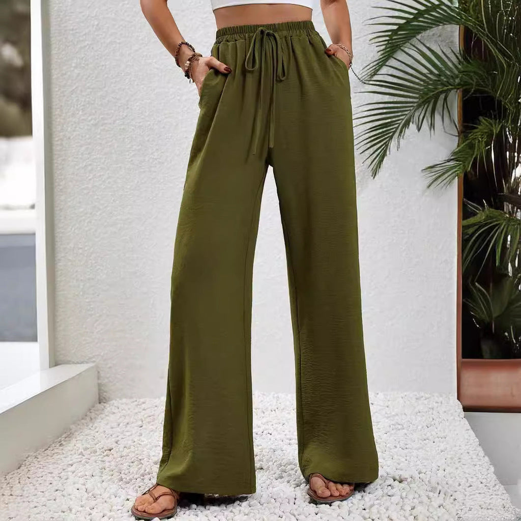 Damen weite Palazzo-Hosen