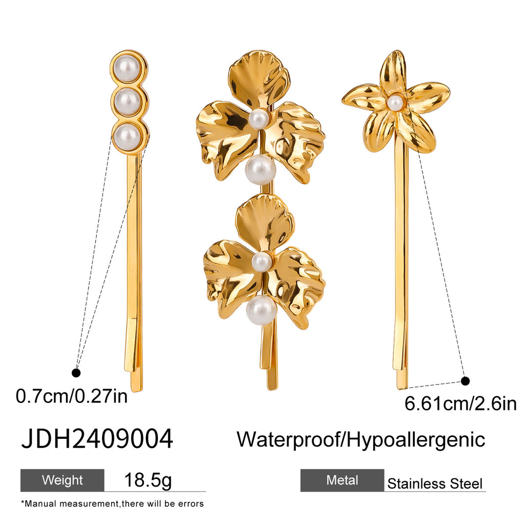 Damen Haarschmuck mit maritimen Muschelmotiven und hypoallergener Edelstahlverarbeitung Shop Nory