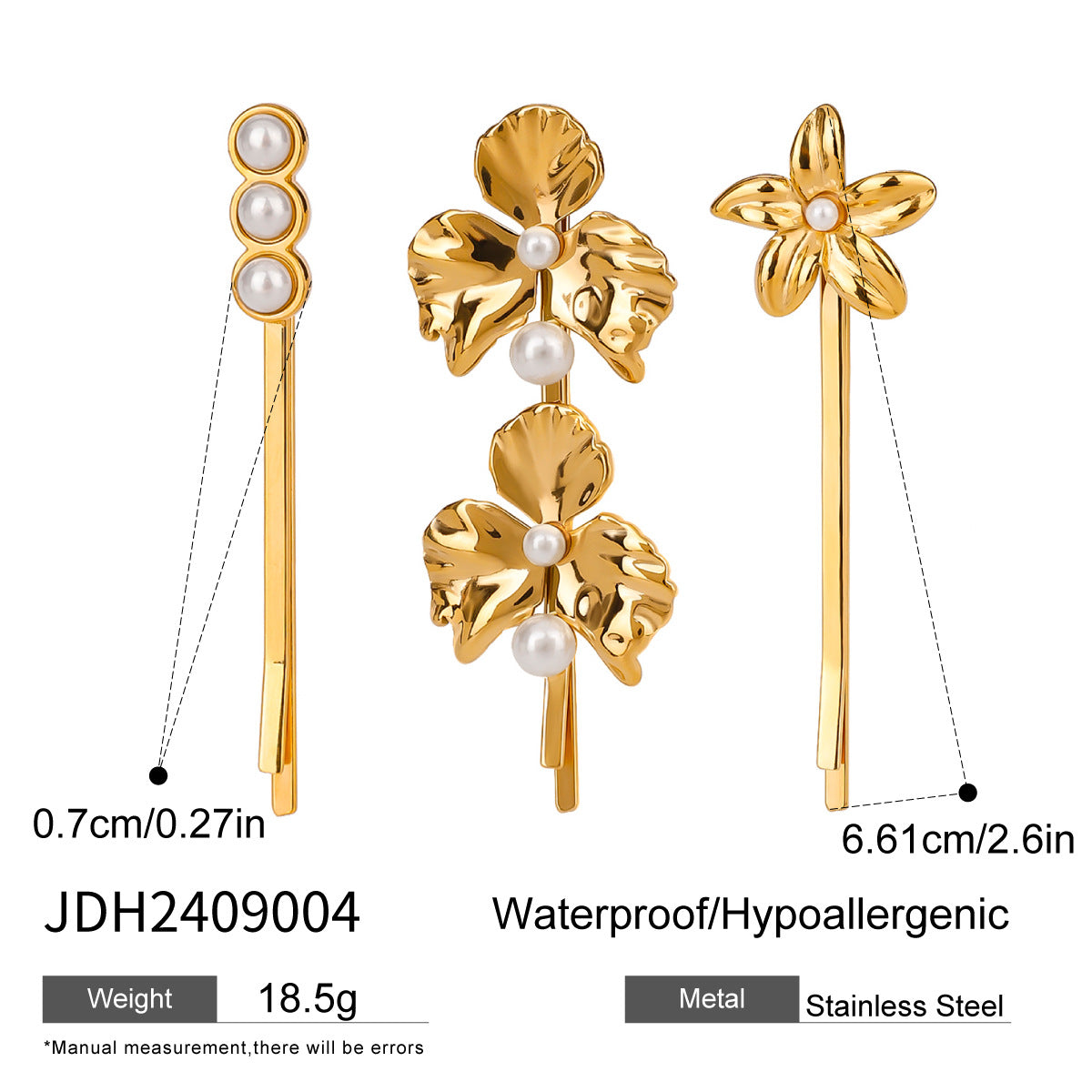 Damen Haarschmuck mit maritimen Muschelmotiven und hypoallergener Edelstahlverarbeitung Shop Nory