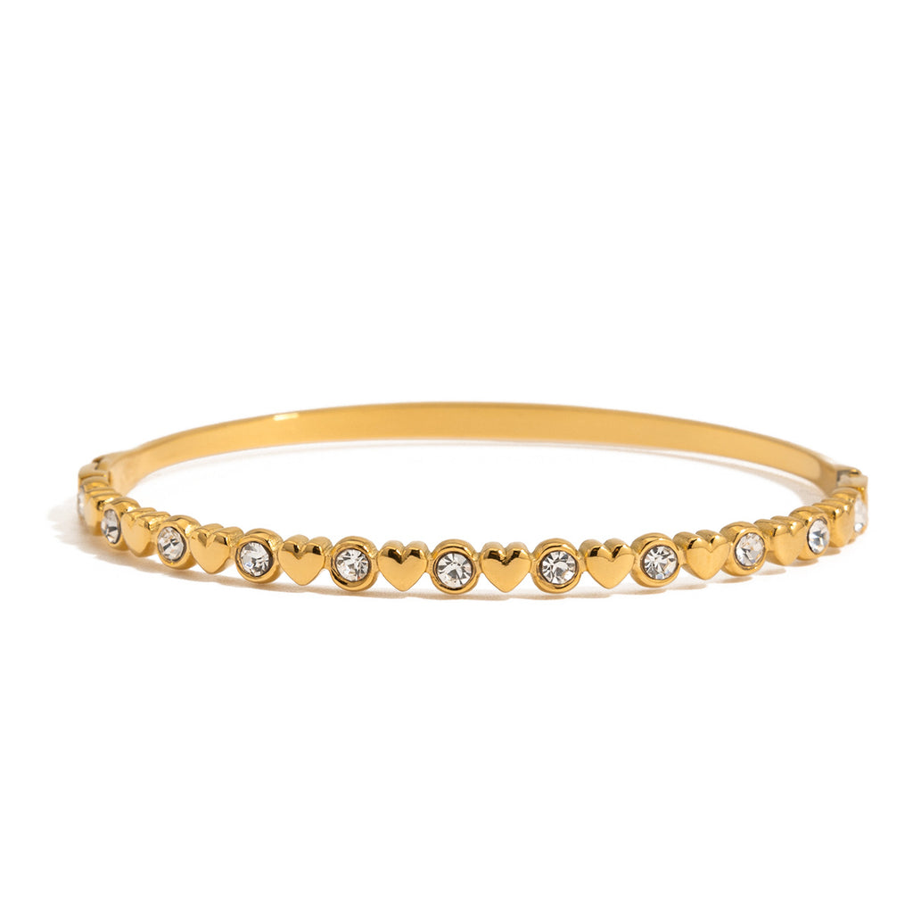 Damen Armband mit funkelnden Zirkonia und wasserfestem, hypoallergenem Design Shop Nory