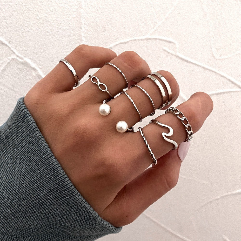 Damen Ring-Set mit eleganten und filigranen Designs Shop Nory