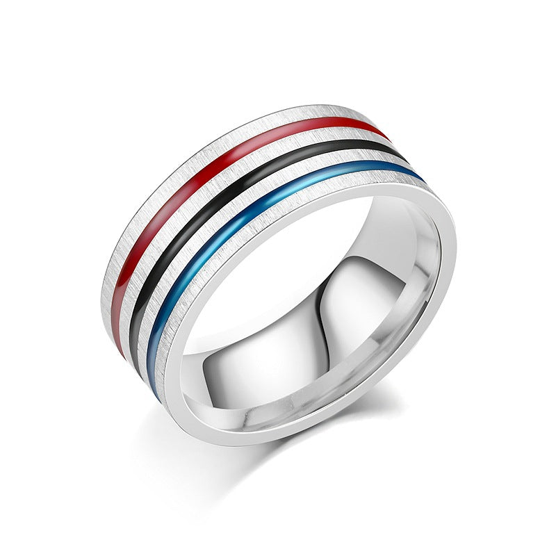 Herren Ring mit einzigartigem mehrfarbigem Design Shop Nory