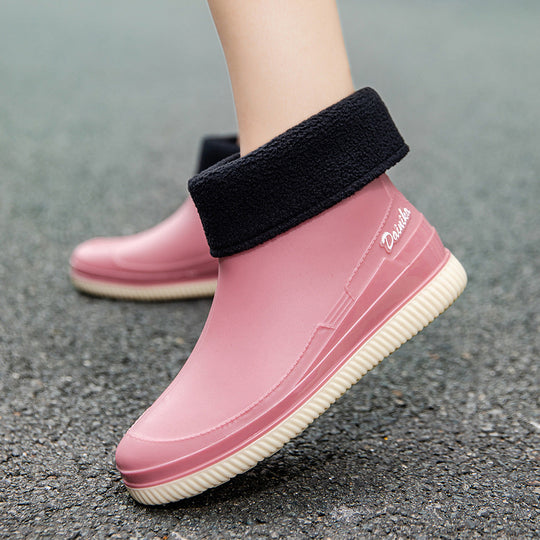 Damen Wasserdichte Kurzschaft-Gummistiefelette mit stoßdämpfender EVA-Sohle Shop Nory