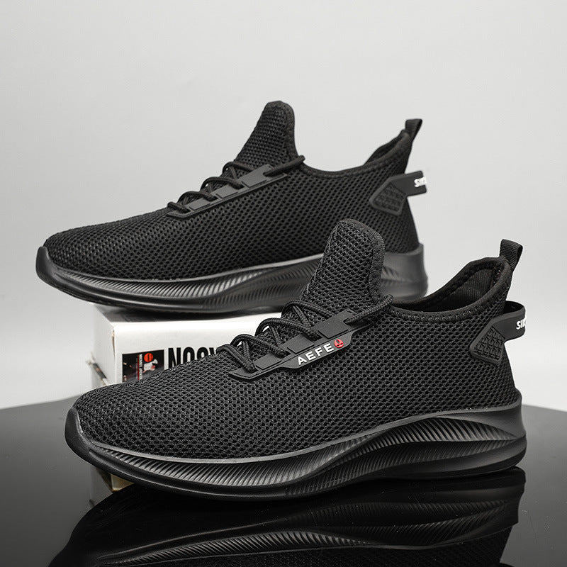 Damen Atmungsaktive Lauf Sneakers mit flexiblem Netzdesign Shopnory