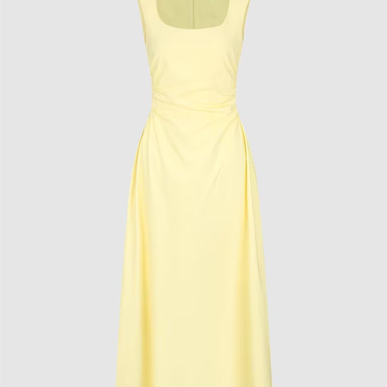 Damen elegantes Maxikleid mit quadratischem Ausschnitt und schmeichelndem Schnitt Shopnory