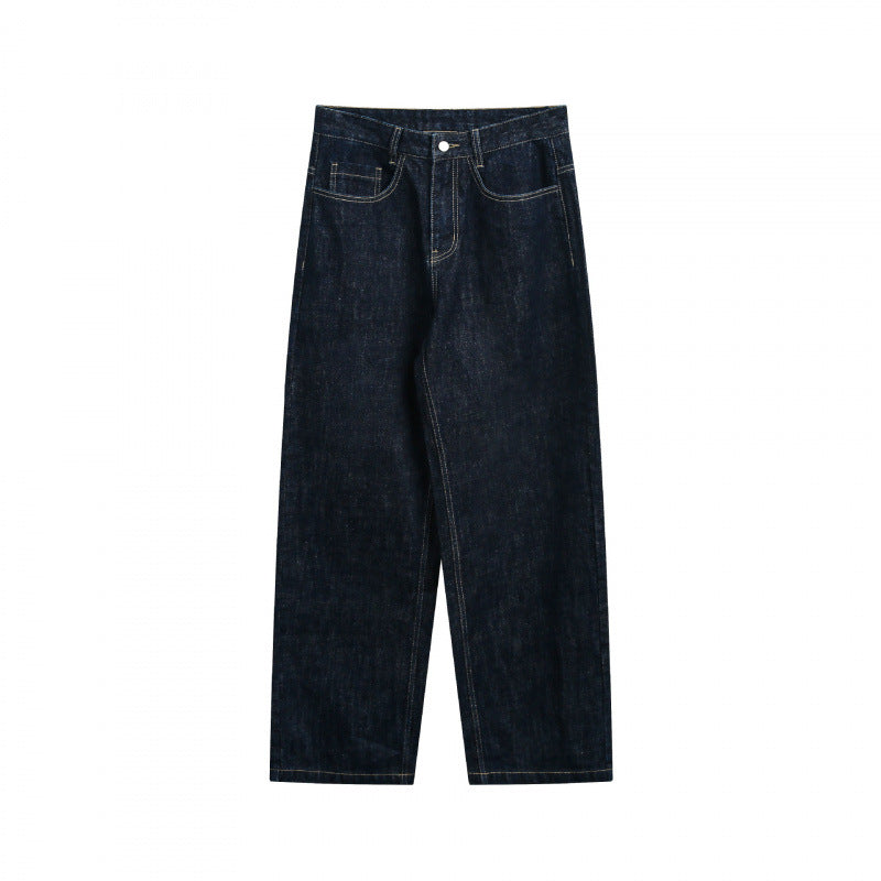 Damen Weite High‑Waist Straight‑Jeans aus rohem Denim mit Relaxed-Sitz Shop Nory