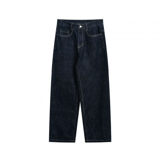 Damen Weite High‑Waist Straight‑Jeans aus rohem Denim mit Relaxed-Sitz Shop Nory