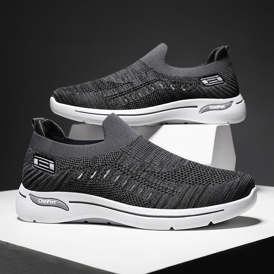 Damen nan ultraleichter gestrickter Slip-On Walking-Sneaker mit nahtlosem Sockenschaft und dämpfender EVA-Comfort-Zwischensohle Shop Nory