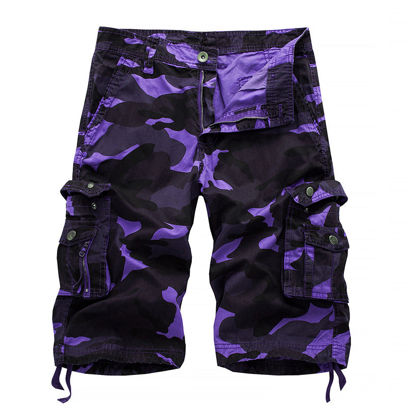 Herren Cargoshorts mit vielseitigen Taschen und Kordelzug Shopnory
