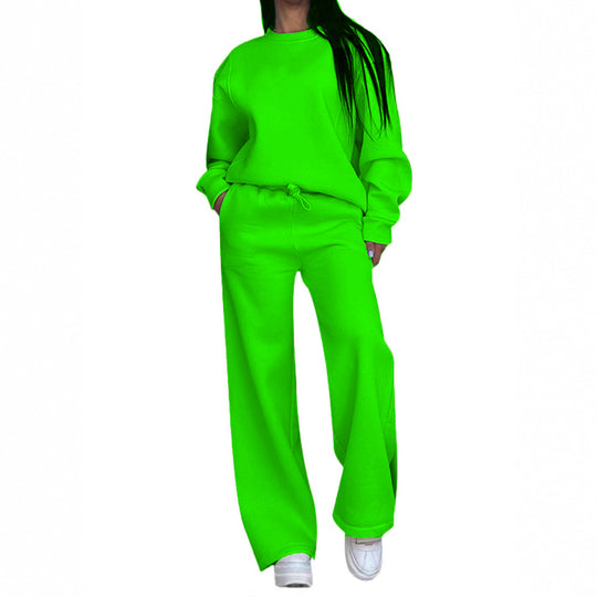 Damen nan lässiges Oversize Sweatshirt und weite Jogginghose Set Shop Nory
